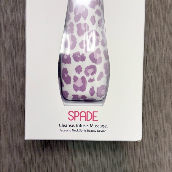 Pop Sonic Spade Face & Neck Beauty Device & Case Set - Cleanse Infuse Massage - Picture 3 of 5